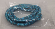 Load image into Gallery viewer, SW Teal Rhinestone Hoodie String
