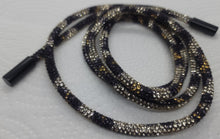 Load image into Gallery viewer, Leopard Print Rhinestone Hoodie String