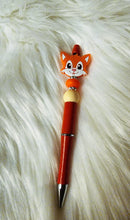 Load image into Gallery viewer, Cute Fox Beaded Retractable Pen