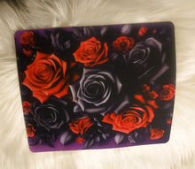 Load image into Gallery viewer, Gothic Black and Red Roses Design Mouse Pad 9.5 x 7.9"