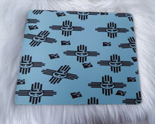 Load image into Gallery viewer, New Mexico Zia with Homie Center Mouse Pad 9.5 x 7.9"