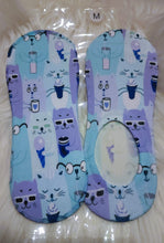 Load image into Gallery viewer, Cats and Coffee Handmade, Unisex No-Show Socks