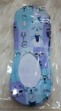Load image into Gallery viewer, Cats and Coffee Handmade, Unisex No-Show Socks