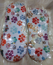 Load image into Gallery viewer, Multicolored Puppy Paw Handmade, Unisex No-Show Socks
