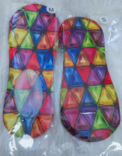 Load image into Gallery viewer, Multicolored Gem Handmade, Unisex No-Show Socks