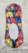 Load image into Gallery viewer, Multicolored Gem Handmade, Unisex No-Show Socks
