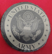 Load image into Gallery viewer, United States Army Slate Coaster 2