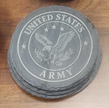 Load image into Gallery viewer, United States Army Slate Coaster