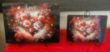 Load image into Gallery viewer, Love You Sublimated Glass Cutting Board