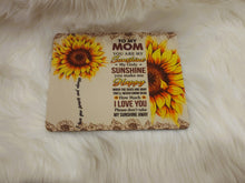 Load image into Gallery viewer, Sunflower To My Mom Design Mouse Pad 8.7 x 7"