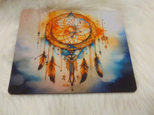 Load image into Gallery viewer, Watercolor Orange Dream Catcher Mouse Pad 9.5 x 7.9"