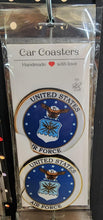 Load image into Gallery viewer, United States Air Force Neoprene Car Coasters