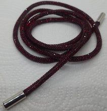 Load image into Gallery viewer, Blood Red Rhinestone Hoodie String