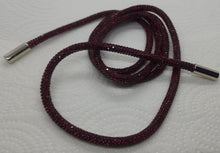 Load image into Gallery viewer, Blood Red Rhinestone Hoodie String