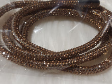 Load image into Gallery viewer, Copperhead Brown Rhinestone Hoodie String