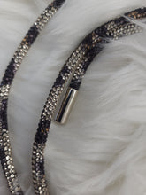 Load image into Gallery viewer, Leopard Print Rhinestone Hoodie String