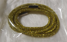 Load image into Gallery viewer, Mustard Yellow rhinestone hoodie string