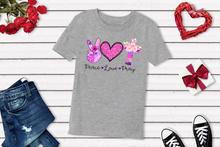 Load image into Gallery viewer, Peace Love & Pray T-shirt