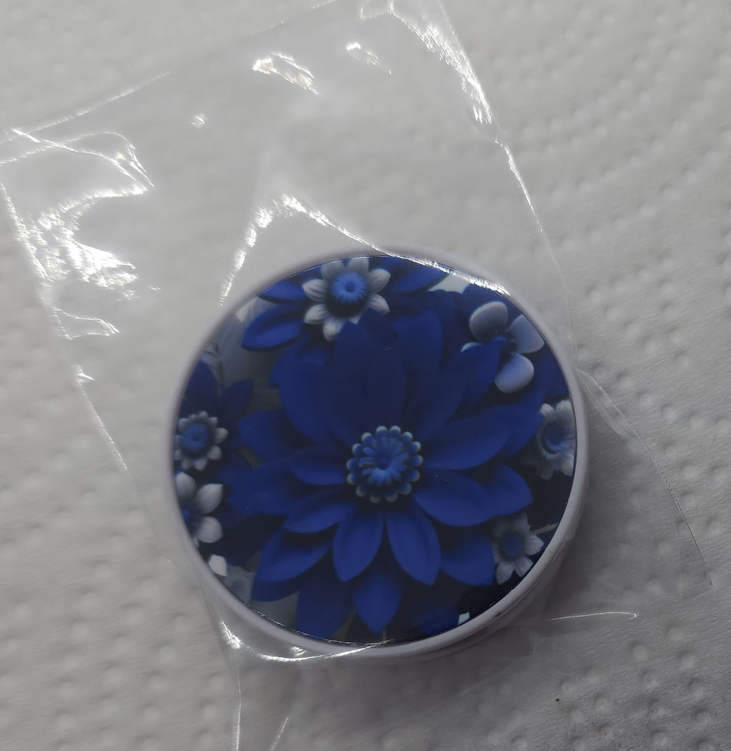 Beautiful Blue Flower Phone Grip