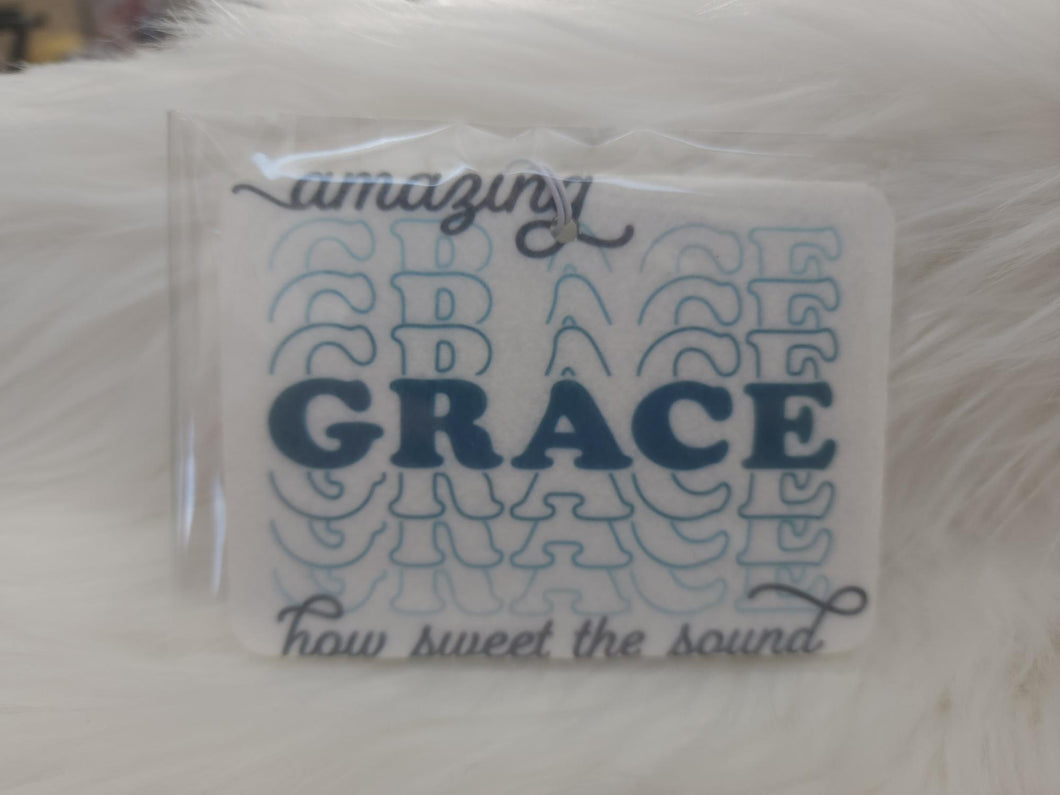 Amazing Grace How Sweet the Sound Air Freshener