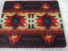 Load image into Gallery viewer, Brown and Orange Aztec Design Mouse Pad 8.7 x 7&quot;
