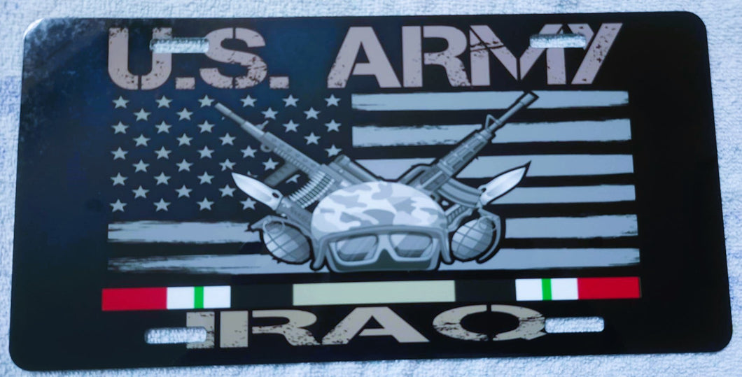 U.S. ARMY - IRAQ License Plate