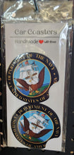 Load image into Gallery viewer, United States Department of the Navy Neoprene Car Coasters
