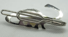 Load image into Gallery viewer, Silver Tone Brontosaurus Dinosaur Tie Slide Moonstone Cabochon (13 X 18 MM)
